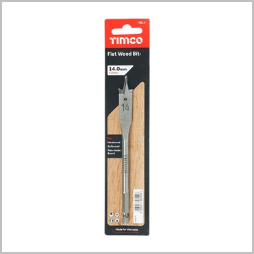14mm Flat Wood Bit Timco