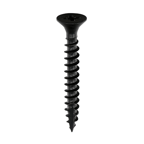 Black Screws 4 x 25mm Exterior - Image 2