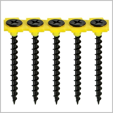 3.5 x 25mm Collated Course Drywall Screws strip
