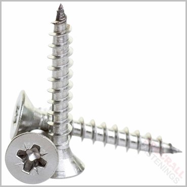 5 x 60mm Stainless Steel Screws