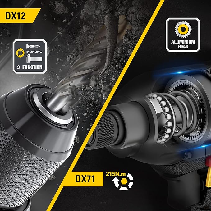 CAT 2 in 1 Combo Kit – Hammer Drill & Impact Driver – 18V DX12K ...