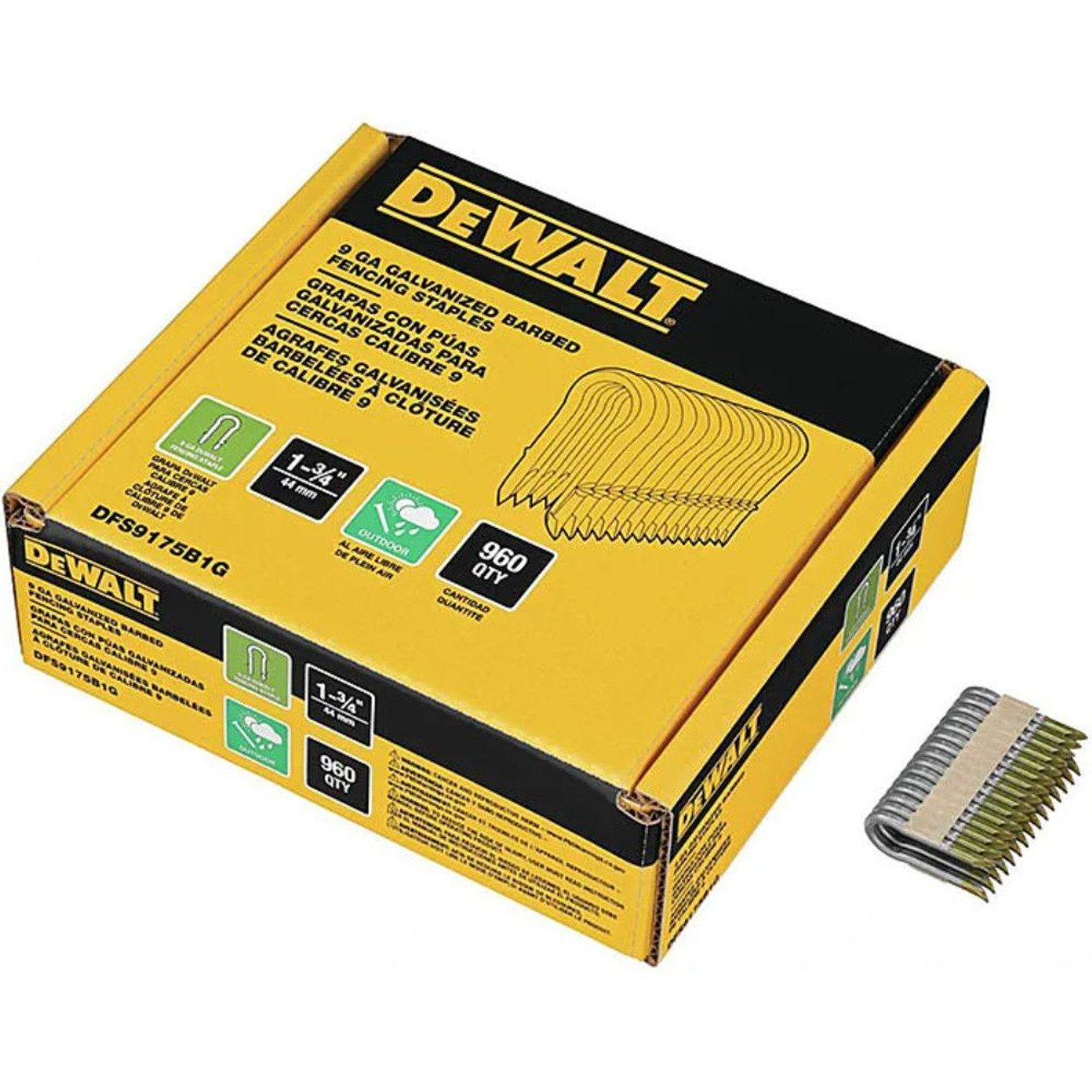 DeWalt Fencing Staples 50mm DFS9200B1G 2