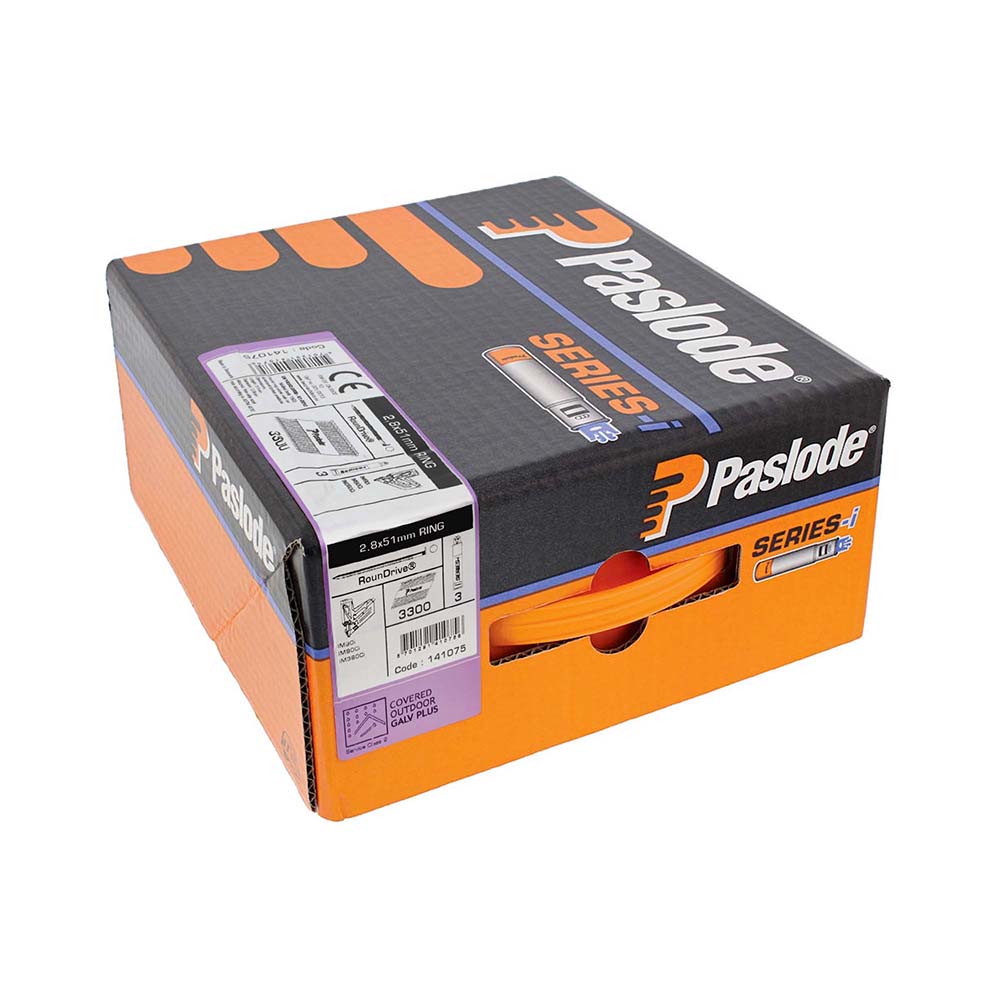 Paslode IM360Ci 51mm Ringed Galvanised Nails Fuel Pack