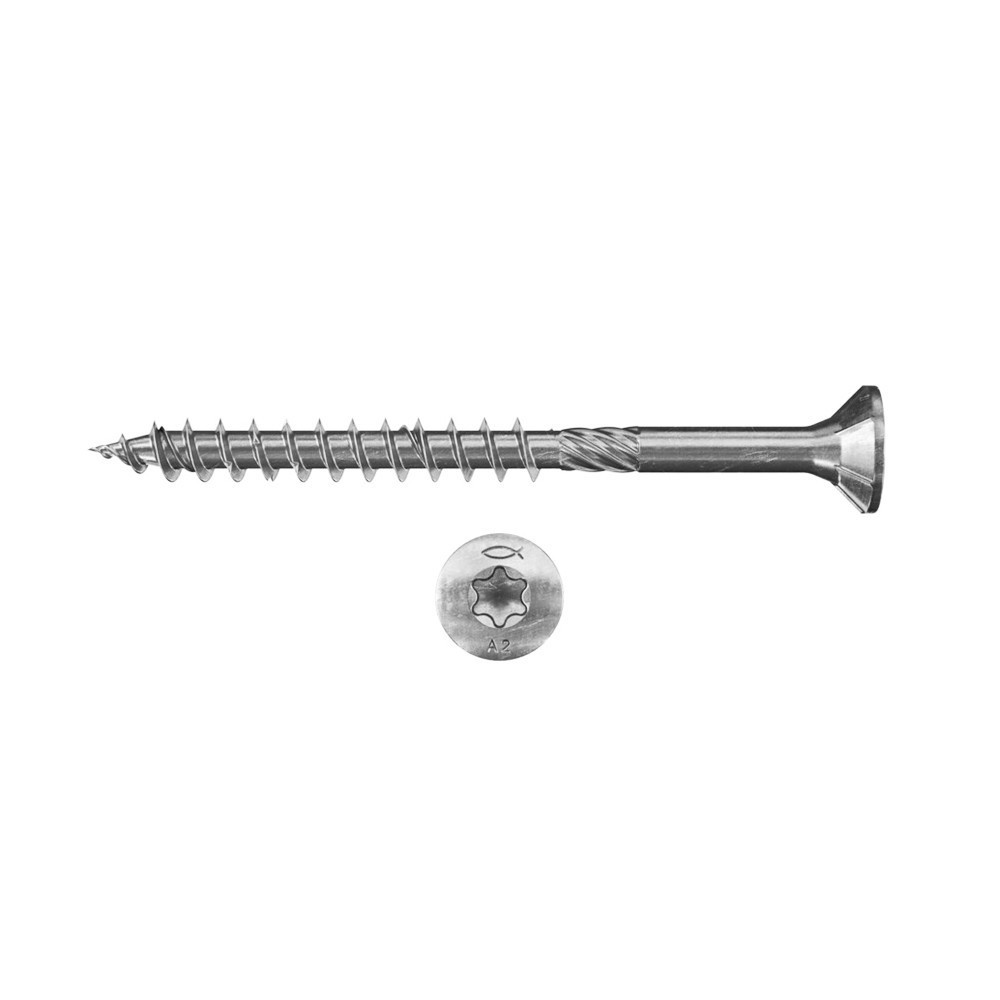 Stainless Steel Screws 5 x 60mm TX Head 2