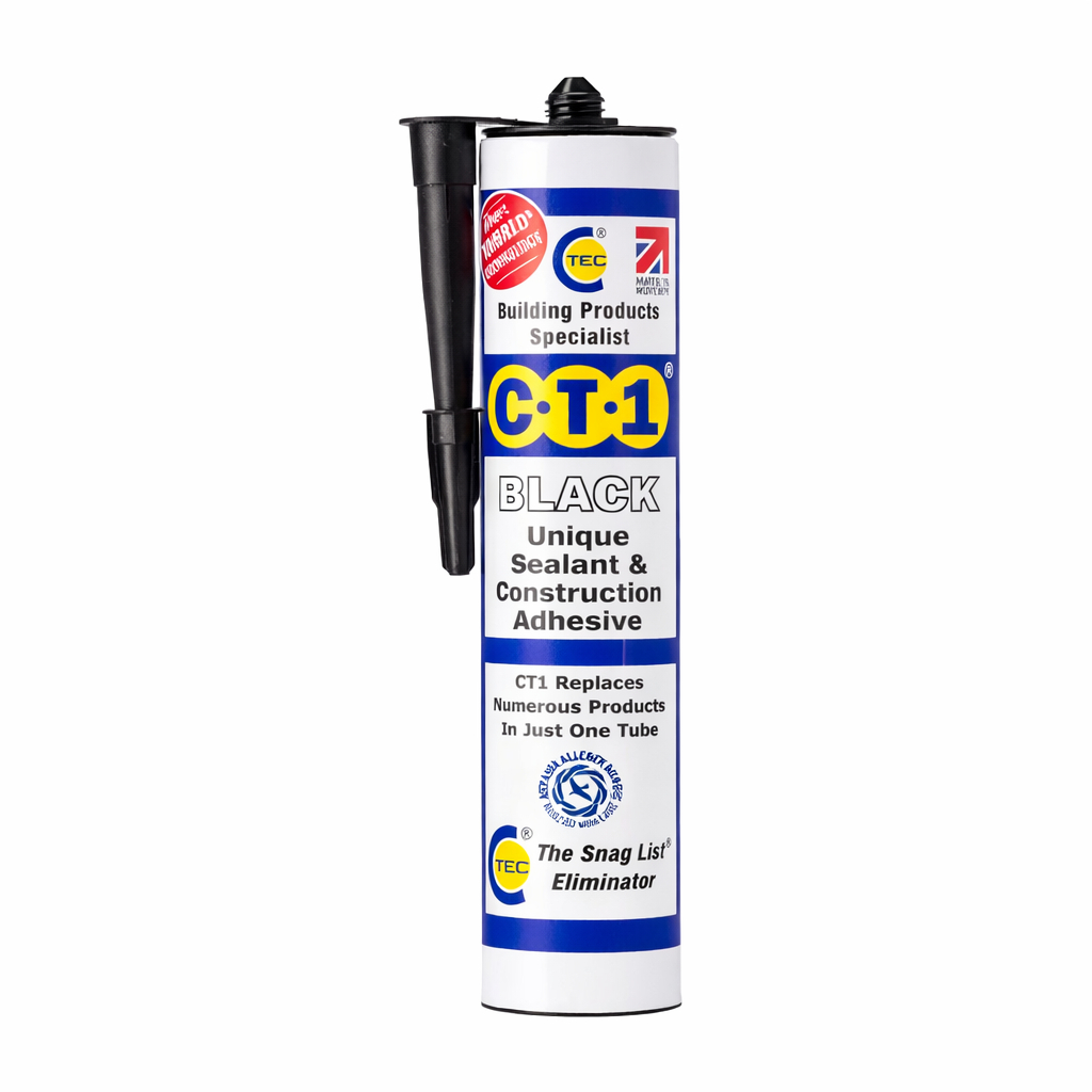CT1 Black Unique Sealant and Construction Adhesive 290ml