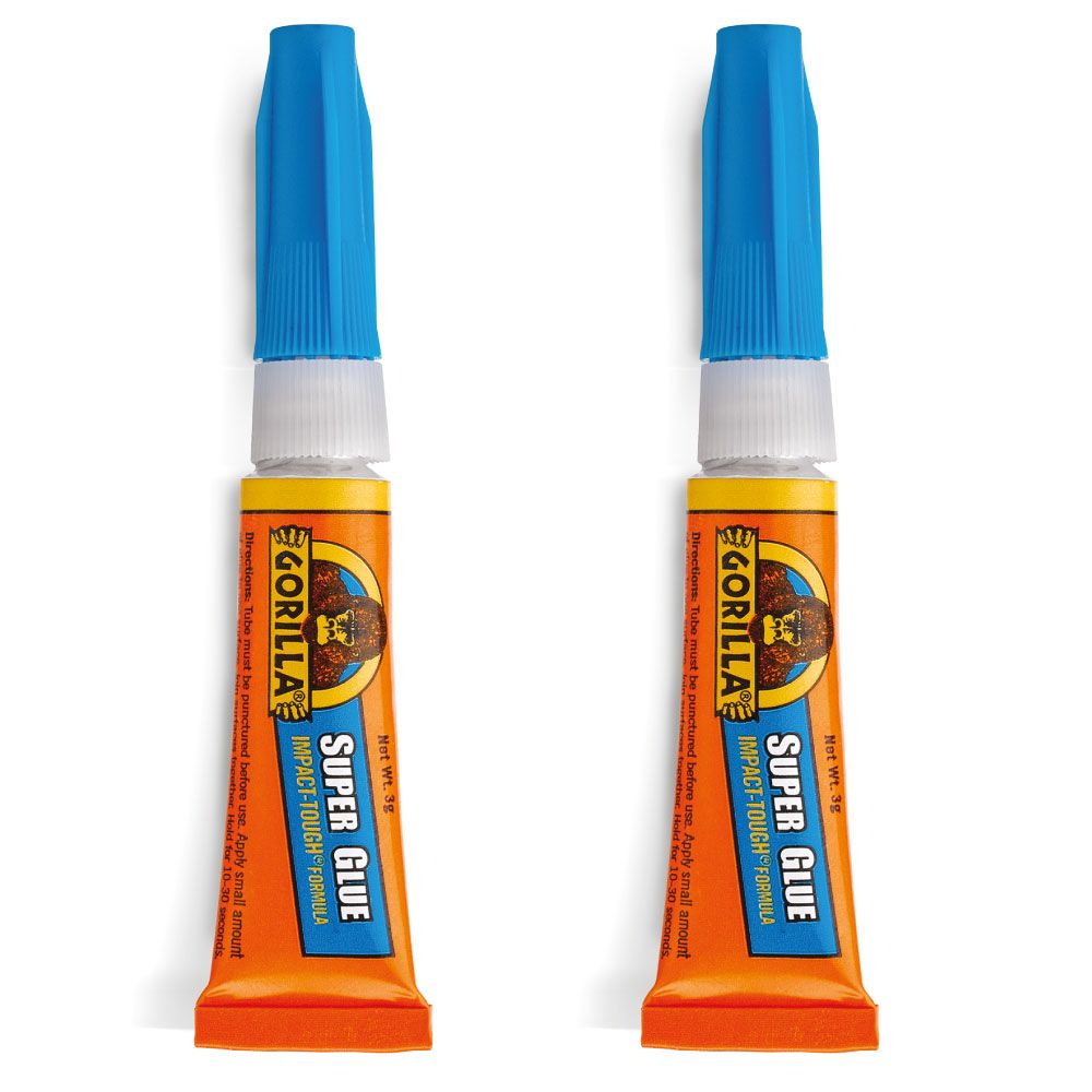 Gorilla Superglue Twin Pack 3G